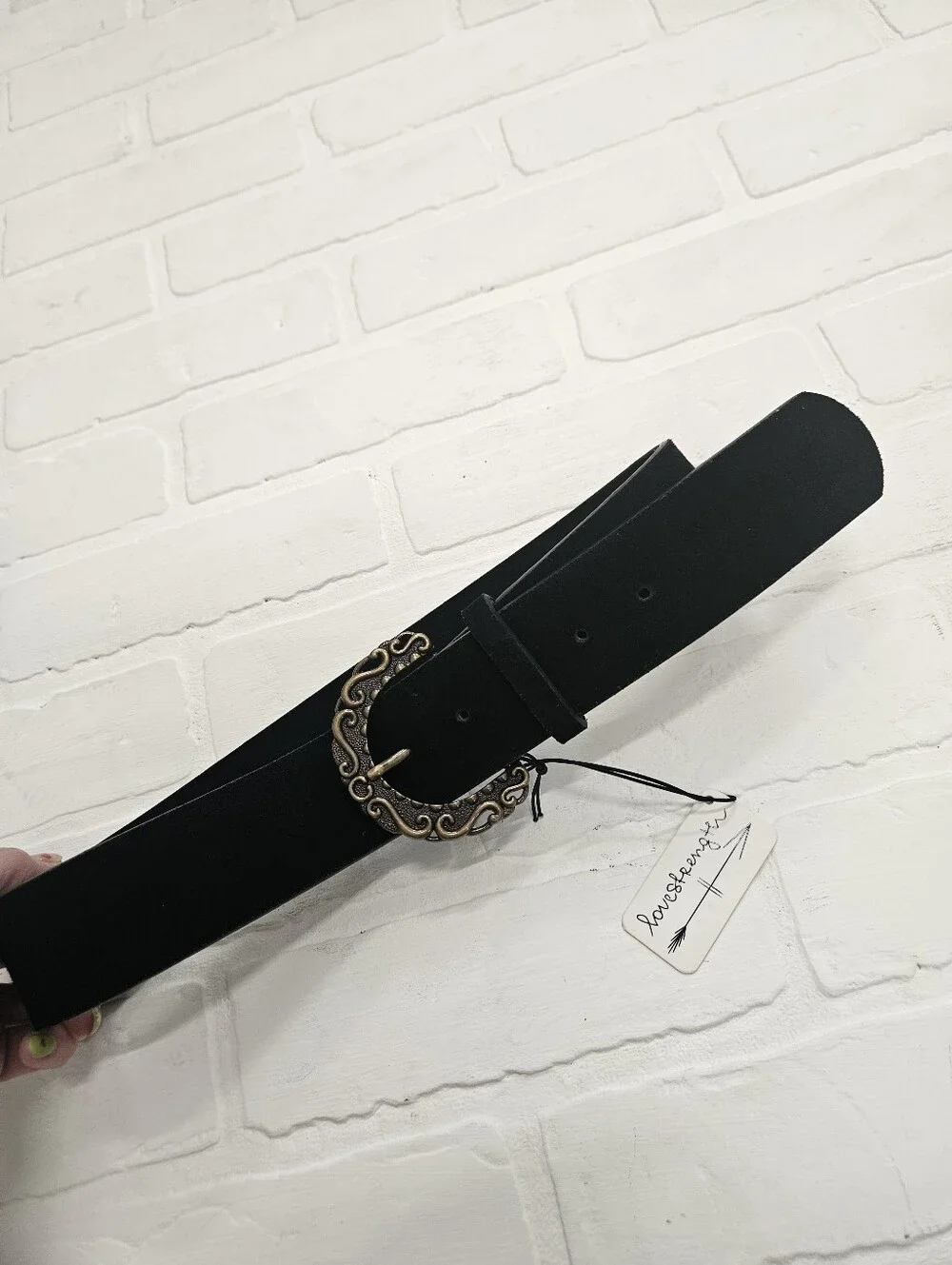 Genuine Suede Belt